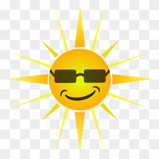 Cool Happy Sun - Cool Sun Clipart