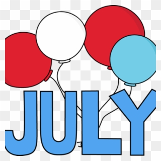 Free July Clipart Free Month Clip Art Red White And - July Calendar For Preschoolers - Png Download