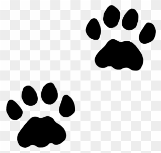 Track Clipart Dog Leg Picture Library Stock - Clip Art Cat Paw Print - Png Download