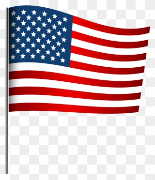 Happy 4 Of July, Independence Day, Art Images, Flag, - American Flag Clip Art Transparent - Png Download