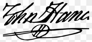 Declaration Of Independence Clipart John Hancock - John Hancock Signature - Png Download