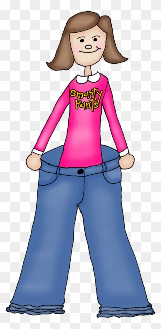 Puffy - Wide Pants Clipart - Png Download