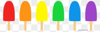 Summer Clipart Popsicle - Six Ice Cream Clipart - Png Download