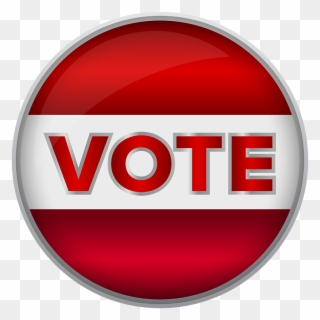 Vote Red Badge Png Clip Art Image - Let's Take A Vote Transparent Png