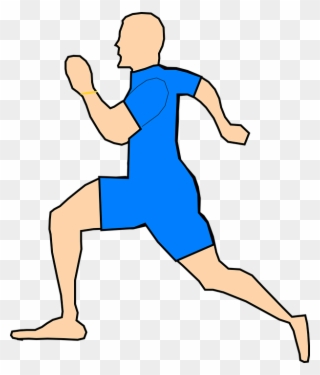 Man Running Jogging - Cartoon Running Man Clip Art - Png Download