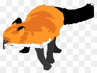Red Fox Clipart Running Fox - Sly Fox Sticker - Png Download