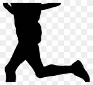 Running Clipart Silhouette - Runner - Png Download