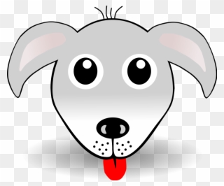 Cartoon Dog - Dog Face Clipart - Png Download