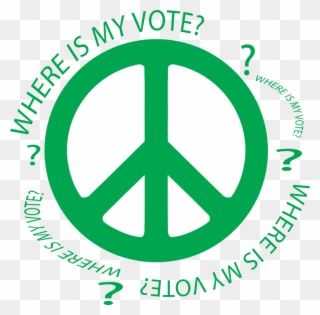 Don't Forget To Vote Clip Art - Peace Symbols - Png Download