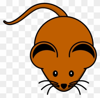 Brown Mouse Clip Art - Mouse Clip Art - Png Download