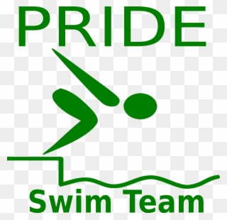 Pride Swim Team Clip Art - Swimming Clipart - Png Download