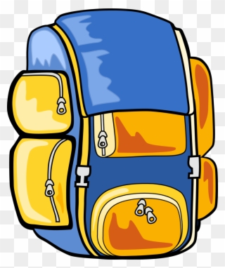 All About Me Clipart - Backpack Clip Art - Png Download