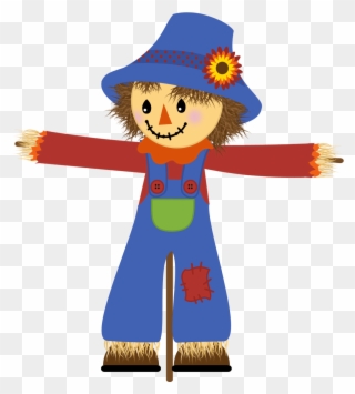 Scarecrow Clipart - Transparent Background Scarecrow Clipart - Png Download