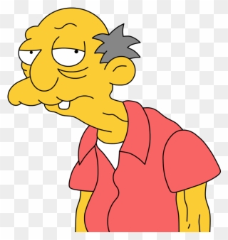 Old Jewish Man - Old People In The Simpsons Clipart