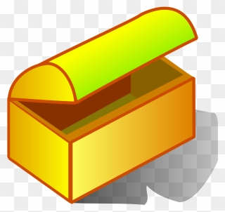 Chest - Clipart - Yellow Toy Box Clipart - Png Download