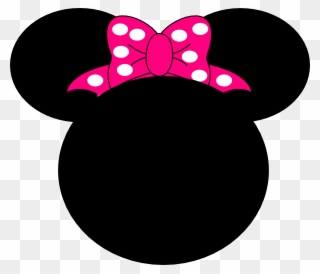 Mickey Mouse Ears Clip Art - Minnie Mouse Black Face - Png Download