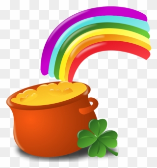 Pot Of Gold - St Patricks Day Png Clipart