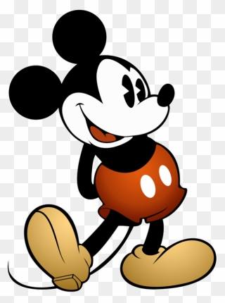 Classic Mickey Mouse Clipart - Mickey Mouse Vintage - Png Download