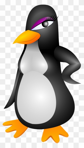 Christmas Penguin Family Panda Free Images - Black And White Penguin Beach Towel Clipart