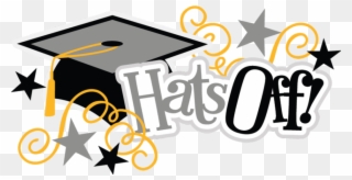Hats Off Svg Scrapbook Title Graduation Svg Files Graduate - 2017 5th Grade Graduation Clipart