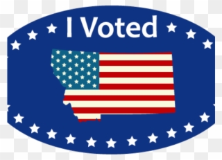 Vote Clipart Secretary State - Voted Montana - Png Download