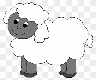 Lamb - Face - Clip - Art - Sheep Clipart With Black Background - Png Download
