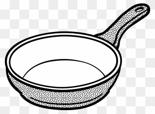 Cookware Frying Pan Drawing Computer Icons - Pan Clipart Black And White - Png Download