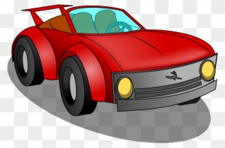 Toy Race Car Clipart - Clip Art Sports Car - Png Download