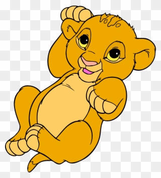 Simba Nala Lion Clip Art - Baby Simba Coloring Page - Png Download