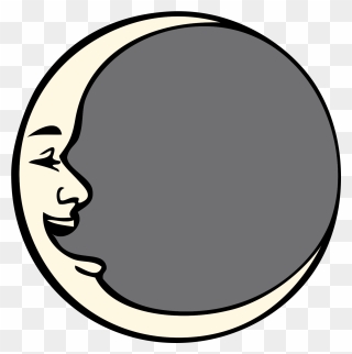 Aerospace - Clipart - Man In The Moon Cartoon - Png Download