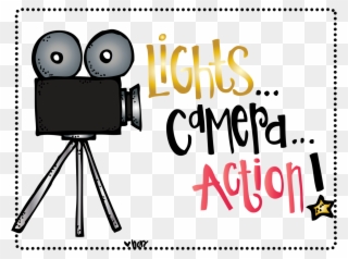 Hollywood Clipart Kids Melonheadz - Lights Camera Action Free - Png Download