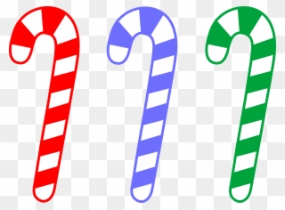 Candy Canes Clipart - Candy Cane Clipart - Png Download