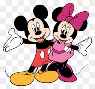 Mickey And Minnie Mouse - Mickey And Minnie Png Clipart