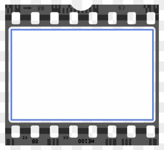 Flim Png Clip Art At Clker Com Vector Clip Art Online - Film Strip Frame Png Transparent Png