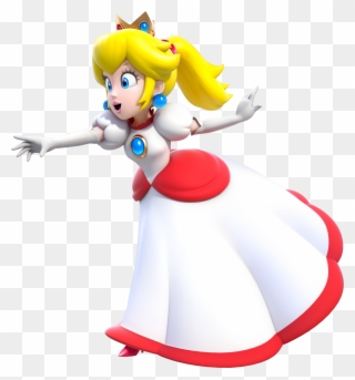 Super - Super Mario Princess Peach Clipart