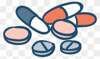 Svg Library Library Pills Clipart Circle - Capsule - Png Download