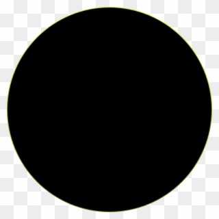 Circle Clipart Vector - Black Button Png Transparent Png