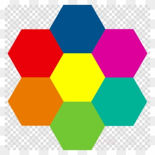 Hexagonal Png Clipart Hexagon Clip Art - Red Plate Clipart Transparent Png