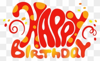 Happy Birthday Stylish Fonts Clipart