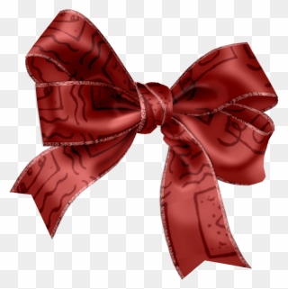 Christmas Bow Clip Art - Black Gift Bow Png Transparent Png