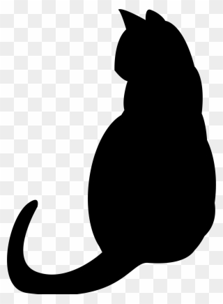 Kisspng Black Cat Silhouette Kitten Clip Art Pets 5acdca2f06fb38 - Black Cat Clipart Transparent Png
