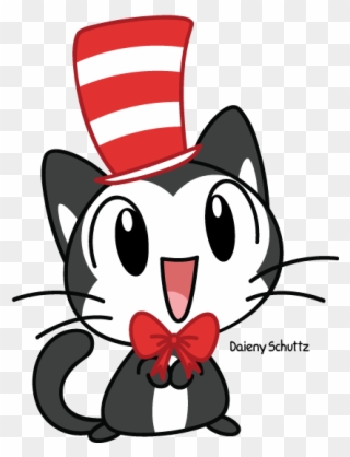 Chibi The Cat In The Hat By Daieny - Cat In The Hat Chibi Clipart