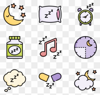 Time To Sleep - Icon Clipart
