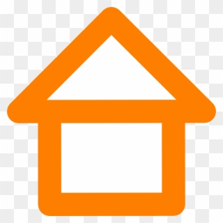 House Logo Png Orange Clipart