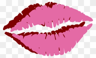 Lip Clipart Kiss The Cook - Red Lips Watercolor Painting - Png Download