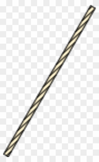 Straight Stretch Of Rope - Kaweco Liliput Brass Ballpoint Pen Clipart