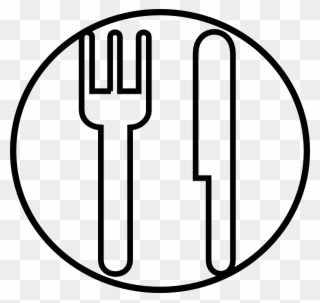 Forkandknife Clip Art - Culinary Logo Clipart - Png Download
