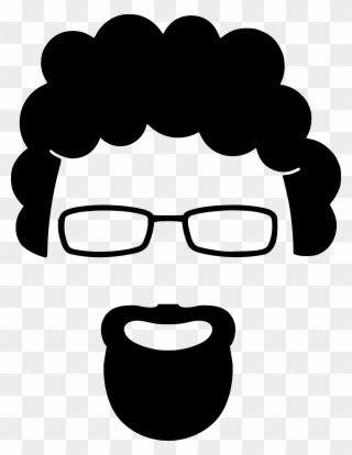 Big Beard Cliparts - Goatee Silhouette - Png Download