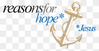 Reasons For Hope* Jesus - Off Shore Anchor Throw Blanket Clipart