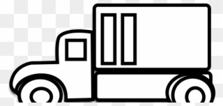 Fire Truck Clipart Long Truck - Car Clipart Black And White Free - Png Download